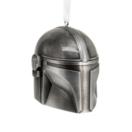 Hallmark Ornament Premium Metal Mandalorian Helmet