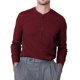 thumbnail image 1 of Blusas y camisas de manga larga con cuello redondo para hombre, blusa informal de moda con bloques de color, manga larga, cuello redondo, blusa de poliéster, algodón y poliéster., 1 of 7