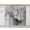 Grey, variant on Cabinet Curtains for Kitchen Shelf Curtain for Storage Cubes, Curtains for Cabinets with Hook Tape, 10"W x 11"L
