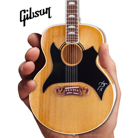 Tom Petty Collectible Axe Heaven Gibson SJ-200 Wildflower - Natural Mini Guitar