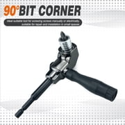 Milue 90 Degree Corner Device Screwdriver Socket Adapter Drill Bit Corner Adapter