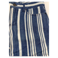 thumbnail image 2 of Calvin Klein Womens Striped Jean Shorts 100% Cotton Size 2, 2 of 2