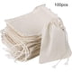thumbnail image 2 of Scienceny Bolsas de lona con cordón de 100 piezas, filtro de malla fina de Color sólido, bolsa de especias de secado rápido fiable para sujetar Artesanía 13*20cm Scienceny TO007843-06B, 2 of 6