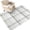 Sage Green, variant on Washable Area Rugs 2x3ft Yellow Brown Check Throw Rug Non-Slip Soft Non-Shedding Low-Profile Rectangle Farmhouse Line Buffalo Plaid Small Rug Carpet for Living Room Bedroom Dining Room Home Decor