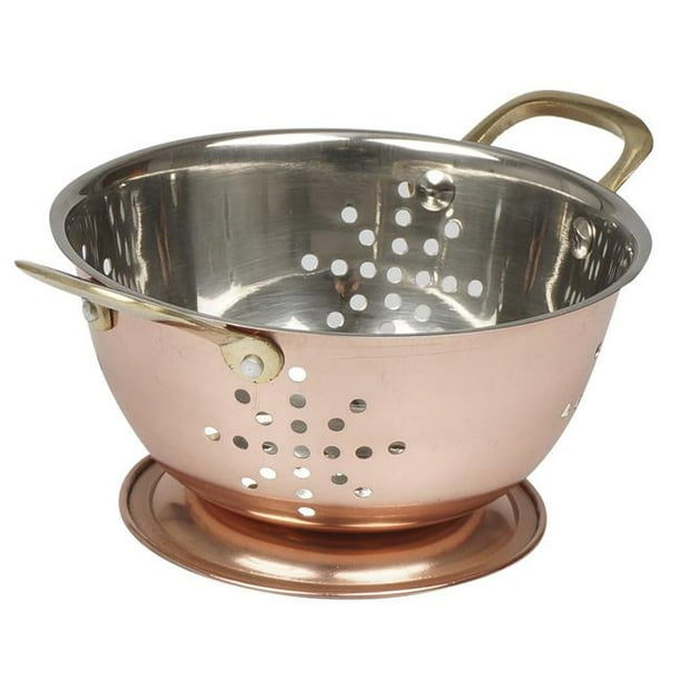 DDI 2333153 16 cm Copper Colander Vessels Copper & Silver, Case of 24