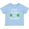 thumbnail image 3 of Inktastic Part Irish All Trouble St. Patrick's Day with Green Clovers Boys or Girls Baby T-Shirt, 3 of 5