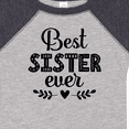 thumbnail image 4 of Inktastic Best Sister Ever Gift Girls Baby Bodysuit, 4 of 5
