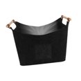 thumbnail image 1 of Bolsa de fieltro para leña, plegable, para transportar troncos, ideal para ir de compras, acampar o hacer picnic., 1 of 9