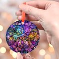 thumbnail image 4 of Ornament Window Hanging, Purple Abstract Boho Pattern Suncatcher for Doors Home Sun Catchers Decoration and Christmas, Mother's Day Birthday Gifts for Women, Men, and Mom, 2025,, 4 of 5