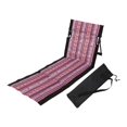 thumbnail image 2 of Silla de Playa Tipo Tumbona Asiento de Camping con Respaldo Portátil Plegable con Estructura de Aluminio Y Tela Oxford Adecuada para Piscina Y Jardín Borde negro, 2 of 8