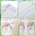 thumbnail image 3 of BYHONG Couple Long Cardigan Hotel Home Wear Bathrobe Bathrobe Bathrobe Nightgown Sexy Underwear White XL, 3 of 9