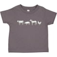 thumbnail image 3 of Inktastic Farm Animal Illustration Art Cow Pig Horse Chicken Boys or Girls Toddler T-Shirt, 3 of 5