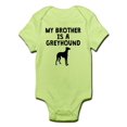 thumbnail image 1 of CafePress - My Brother Is A Greyhound Body Suit - Baby Light Bodysuit, 1 of 1