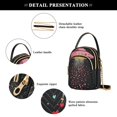 thumbnail image 4 of FORMRS Crossbody Bag for Women Quilted Travel Shoulder Cell Phone Purse with Chain Strap Handbag, UFO with Hearts Pattern, 4 of 7