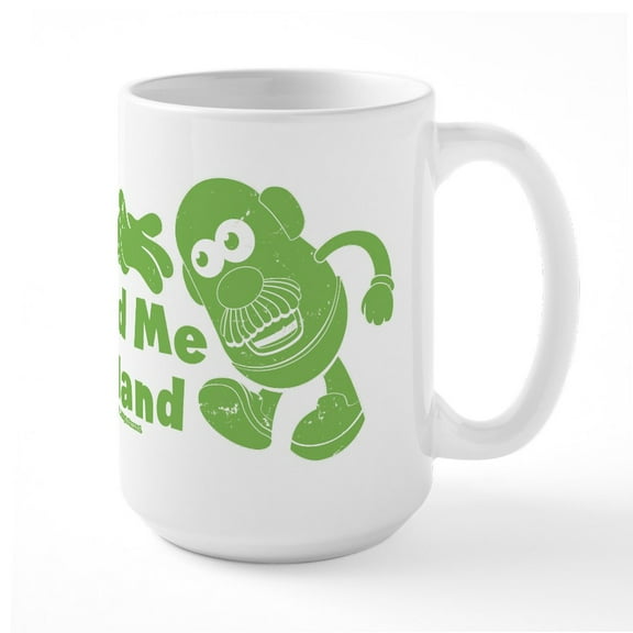 CafePress - Mr. Potato Head Lend Me A - 15 oz Ceramic Large White Novelty Mug