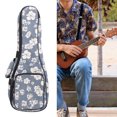 thumbnail image 1 of Heavy Duty Ukulele Case Backpack, Large Capacity Thickened Padding Ukulele Bag with Adjustable Straps, Large Pocket, Foam Interior, for Ukelele or Other String Instruments, 1 of 7
