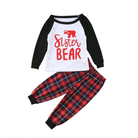 

Binpure Family Matching Christmas Pajamas Set Women Baby Kids Sleepwear Nightwear
