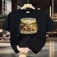 thumbnail image 2 of 【New Arrival】Out of Shape But Still Hiking Funny T-Shirt Retro Mountain Camping Graphic Casual Cotton Short Sleeve Tee Unisex Crew Neck Top, 2 of 7