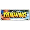 thumbnail image 2 of SignMission B-72 Tanning 72 in. Tanning Banner Sign - Tan Beauty Salon Spa Bed, 2 of 4
