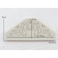 thumbnail image 1 of Molde de silicona de 2 piezas con relieve for fondant, chocolate y pasteles, con diseño de encaje decorativo. Apto for uso alimentario., 1 of 2