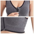 thumbnail image 3 of Guardurnaity 3 pack/lot Support Bra - Transpirable para máxima comodidad Cómodo Nylon Seamless Bras Top Fitness Sports Bra azul XL Type3 NO3, 3 of 6