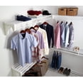 thumbnail image 4 of EZ Shelf Walk-In Hanging Closet Organizer Kit, White, 4 of 7