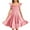 Pink, variant on Otqutp Girls' U-Neck Casual Cotton Dress 2025 Trendy Tank Top Sundress for Kids 4-10 Years - Solid Color Everyday Outfit