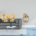 thumbnail image 2 of Asa de mueble,Tirador de latón con forma de lazo para muebles o armario,Tirador de puerta de armario con forma de arco,tirador de cajón de cocina,Estatua abstracta,Estatua, 2 of 8