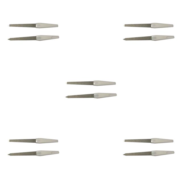 Vogacara 5Pcs Doble Cara U?a Lima Acero Inoxidable Rechinar Manicura Pedicura Herramienta Type1 NO1 Vogacara CBP045792