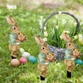 thumbnail image 6 of Tyidzon Easter Garden Stakes, 10 Inch Colorful PVC Bunny Gnome Yard Signs for Easter Decoration Outdoor, Weatherproof Ground Insert Decor for Spring Courtyard Garden Party, 6 of 7
