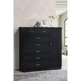 thumbnail image 2 of Hodedah Imports 7 Drawer 1 Door Chest, Mahogany, 2 of 7