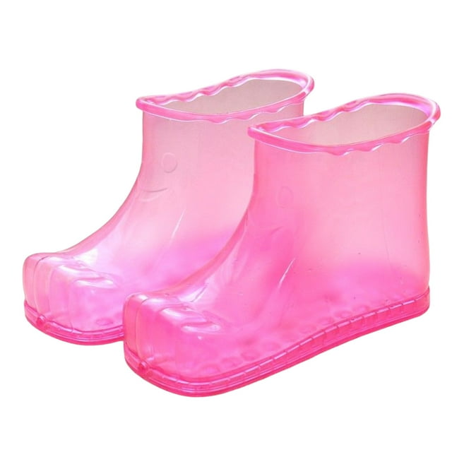 Qarigey 1 par de zapatos de baño para hombres, botas de relajación para el cuidado de los pies, masajeador portátil para adultos, ducha escolar Unisex Cuidado de los pies Rojo Qarigey CE014323-01