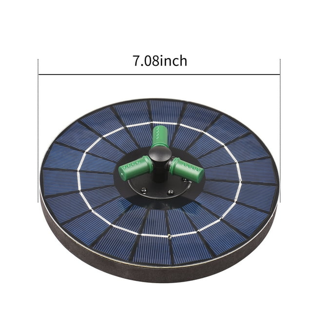 fountain,Circle Bath Pond Pump With 4w Solar Pump With Rotatable Nozzle Auto-shut Off Circle Nozzle Led Solar Battery Free Auto-shut Water Pump With Battery Free Led Solar Water Free Auto-shut Off