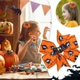 thumbnail image 2 of Halloween Girls Hair Bows Clips Halloween Bow Grosgrain Ribbon Accessor, 2 of 4