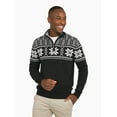 thumbnail image 2 of Chaps Men's & Big Men's Holiday Quarter Zip Sweater, Sizes S-3XL, 2 of 10