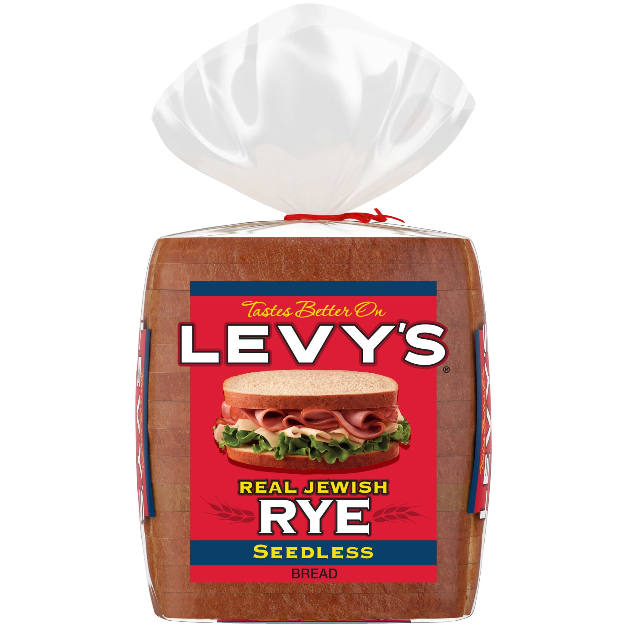 Levy's Seedless Rye Bread, 16 oz, sliced bread Rye Bread, Bag