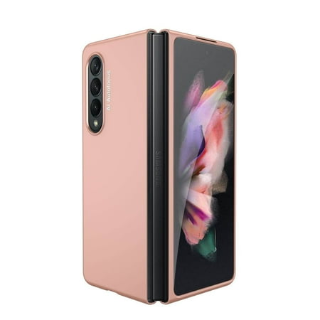 SaharaCase - Hard Shell Silicone Case for Samsung Galaxy Z Fold3 5G - Rose Gold