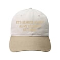 thumbnail image 5 of Funny "Almost As Hot As My Husband" Embroidered Hat Retro Aesthetic Two-Tone Snapback Cap for Women Trendy Camo & Graphic Adjustable Baseball Cap, 5 of 5