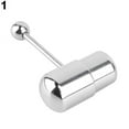 thumbnail image 2 of Yamaler Vibrating Barbell Stainless Steel Tongue Ring, 2 of 8