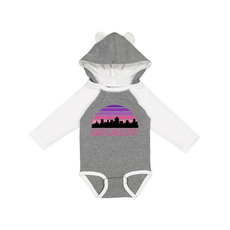 

Inktastic Salt Lake City Skyline Gift Baby Girl Long Sleeve Bodysuit