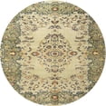 thumbnail image 1 of Ahgly Company Indoor Round Traditional Brown Persian Area Rugs, 3' Round, 1 of 6