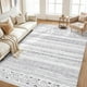 thumbnail image 2 of Alfombra Cotiled, grande, 6 x 9 pies, suave, lavable a máquina, gris, 2 of 9