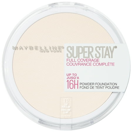 Maybelline Super Stay Full Coverage Powder Foundation Makeup, Matte Finish, Fair (Best Full Coverage Makeup)