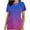 Purple, variant on Aofany Flash Picks! Womens Nursing Scrub Tops Working Uniform Short Sleeve V Neck Workwear Blouse T-shirt with Pockets