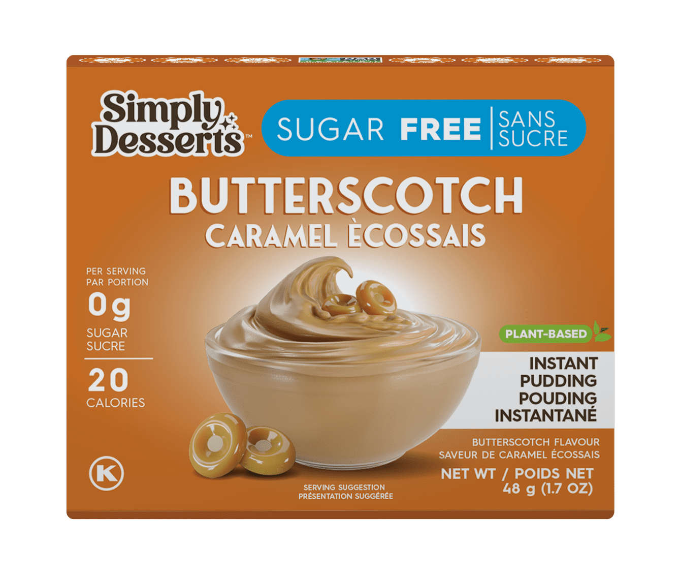 Simply Desserts - Pudding au caramel, 48g Simply Desserts - Pudding au caramel, 48g