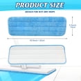 thumbnail image 2 of ACDANC 40 Pack Microfiber Mop Pads Machine Washable Cleaning Flat Mop Head Replacement Reusable Household Pads for Hardwood And Hard Surface Floor Cleaning And Scrubbing, 2 of 7