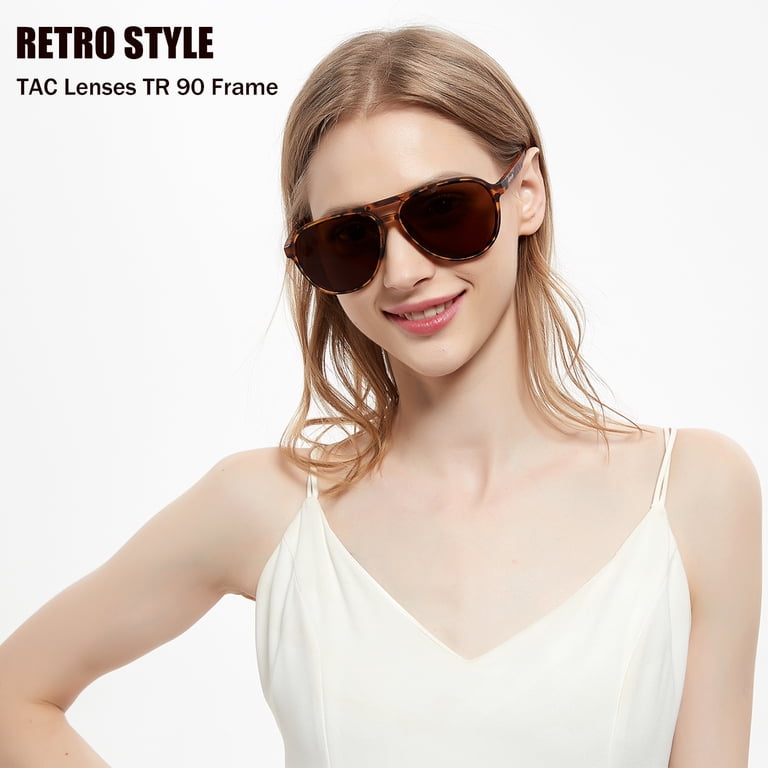 TR-90 Frame Polarized TAC Sunglasses UV 400 Protection Retro Classic lasiyanor Classic Lightweight Retro TAC Polarised UV 400  main image 3