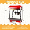 thumbnail image 6 of 1300W Commercial Popcorn Machine,for 48 Cups per Batch Countertop Popcorn Maker,Popcorn Maker Machine for Kitchen, 6 of 12
