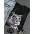 thumbnail image 3 of White Bengal Tiger T-Shirt Women -SPIdeals Designs, Female Small, 3 of 4