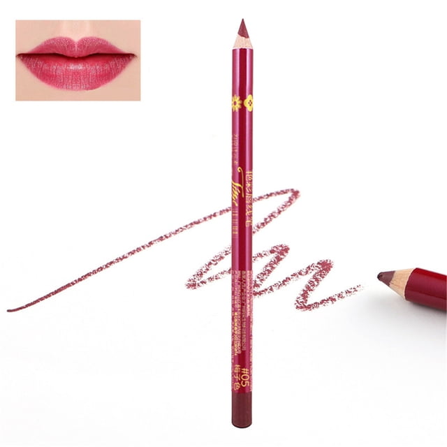 13 Color Long Lasting Lip Line Mouth Red Lip Color Pen Long Lasting Non Stick Cup Long Lasting Makeup Non Fading 1.3G, Lip Liner